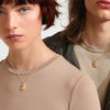 Pilgrim Capricorn Zodiac Sign Necklace, Gold