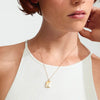 Pilgrim Virgo Zodiac Sign Necklace, Gold