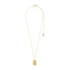 Pilgrim Virgo Zodiac Sign Necklace, Gold