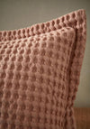 Pineapple Elephant Jaipur Chunky Waffle Cotton 50x30cm Cushion, Pink