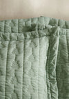 TAMBA LEAF GREEN PILLOWCASE OXFORD PAIR
