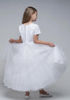 Paula’s Communion PJ18SP Communion Dress, White