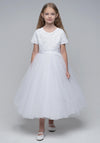 Paula’s Communion PJ18SP Communion Dress, White