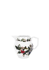Portmeirion The Holly and The Ivy 1pt Staffordshire Jug, Cream Multi