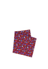 Posh and Dandy Flower Tie & Pocket Square, Burgundy