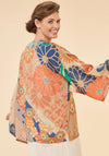 Powder 70’s Kaleidoscope One Size Kimono Jacket, Coconut