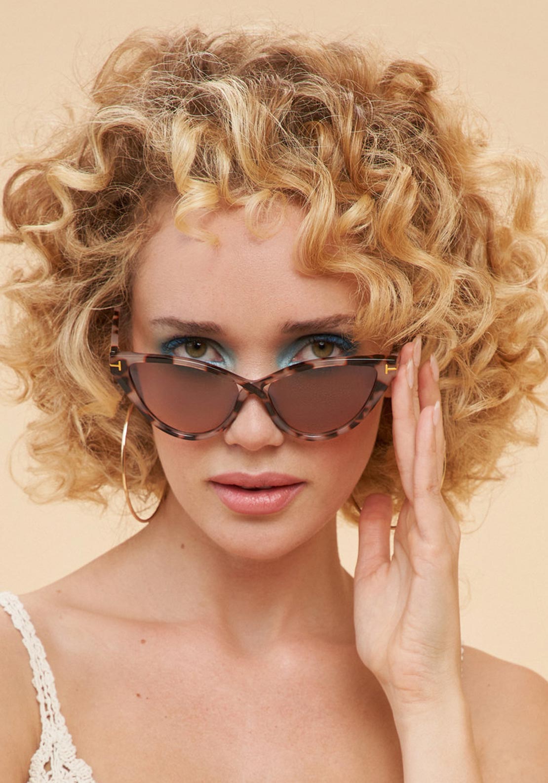 Powder Annika Sunglasses, Tortoiseshell