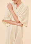 Powder Cotton Retreat Gown, Coconut