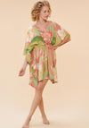Powder Delicate Tropical Beach Cover Up, Candy One Size