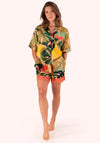 Powder Oversized Supersoft Exotic Leaves Pyjamas, Green Multi
