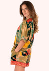 Powder Oversized Supersoft Exotic Leaves Pyjamas, Green Multi