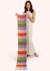 Powder Molly Check Cosy Scarf, Lavender Multi
