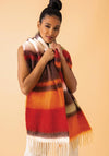 Powder Murphy Cosy Scarf, Rust & Sage