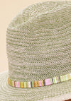 Powder Natalie Shimmer Band Hat, Fern