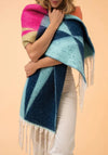 Powder Raya Cosy Scarf, Aqua & Petal