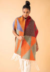Powder Raya Cosy Scarf, Rust & Sage