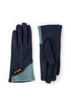 Powder Rowan Gloves, Blue