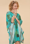 Powder Secret Paradise Beach Cover Up, Aqua