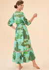Powder Secret Paradise Wrap Dress, Aqua