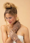 Powder Suki Gloves, Taupe