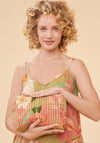 Powder Tropical Quilted Large Wash Bag, Candy