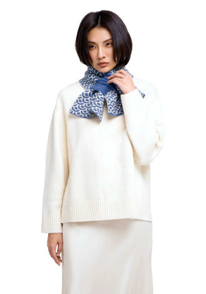 Powder Agatha Scarf, Blue