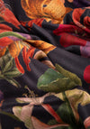 AUTUMN POSY IN MIDNIGHT LUX PRINT  SCARF
