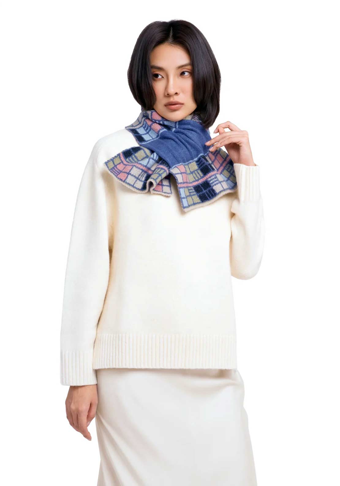 Powder Dani Scarf, Blue