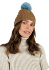 ELISE BOBBLE HAT CHOCO