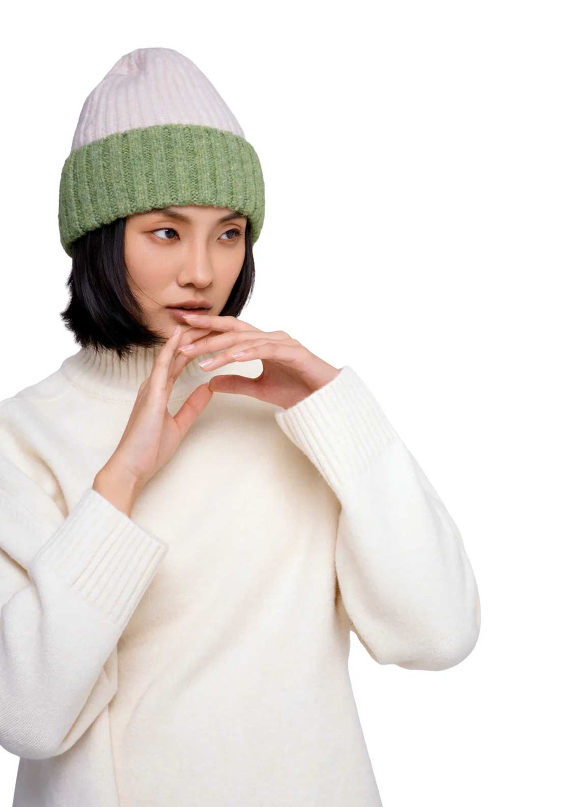 Powder Emily Beanie, Cream