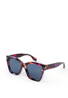 Powder Isolde Sunglasses, Claret Tortoiseshell