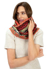 KAYLA FAIR ISLE SNOOD RUSSET