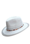 Powder Natalie Stripe Band Hat, Beige