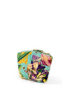 Powder Spring Flora Mini Velvet Pouch, Green