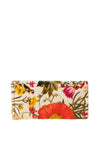 Powder Fine Flowers Velvet Sunglasses Pouch, Cream