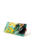 Powder Spring Flora Velvet Sunglasses Pouch, Green