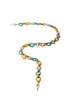 Powder Turquoise & Mustard Chain Sunglasses Chain