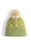 WILLOW DITSY FLOWER POMPOM HAT SAGE