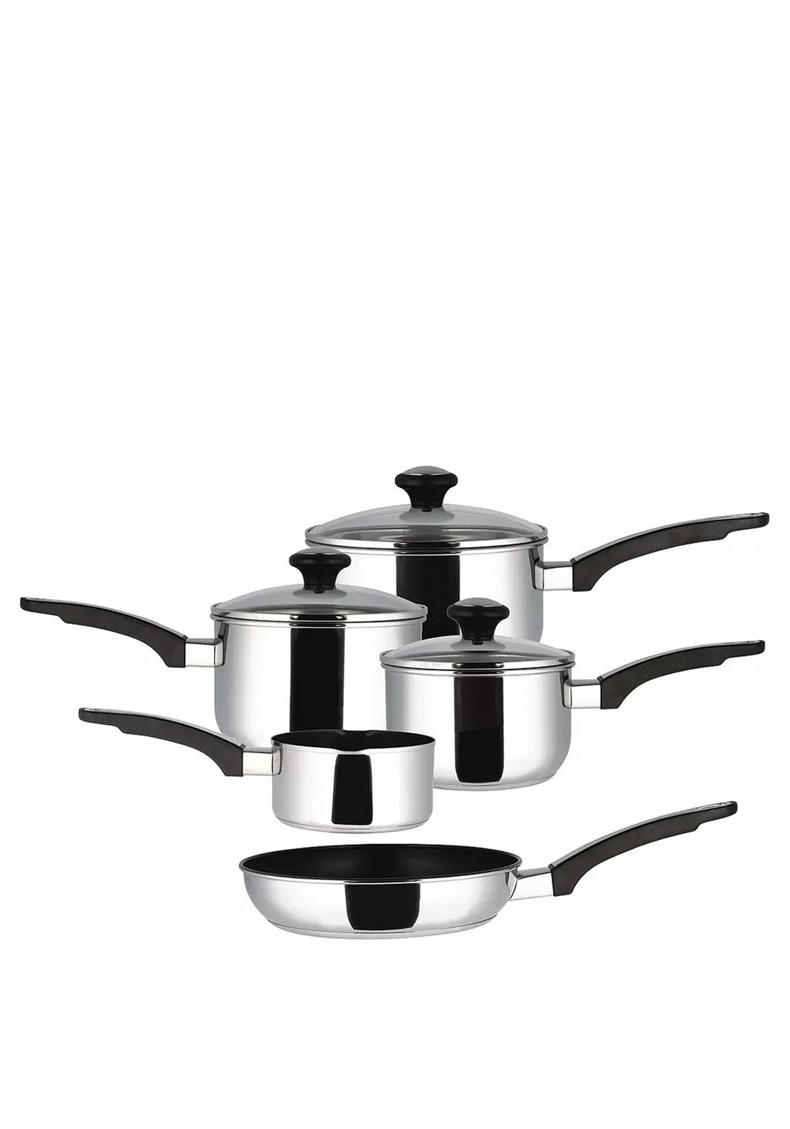 PRESTIGE Everyday Stainless Steel Cookware Set, 5 Piece