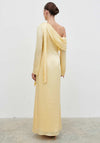 Pretty Lavish Neomie One Shoulder Tie Chiffon Maxi Dress, Yellow