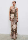 Pretty Lavish Sheree One Shoulder Chiffon Maxi Dress, Green