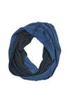 My Soul Graphic Abstract Print Loop Scarf, Blue