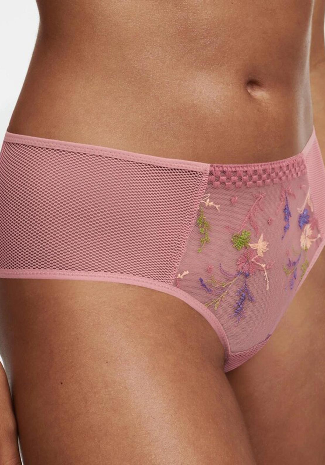 Chantelle Passionata Suzy Mesh Briefs, Pink