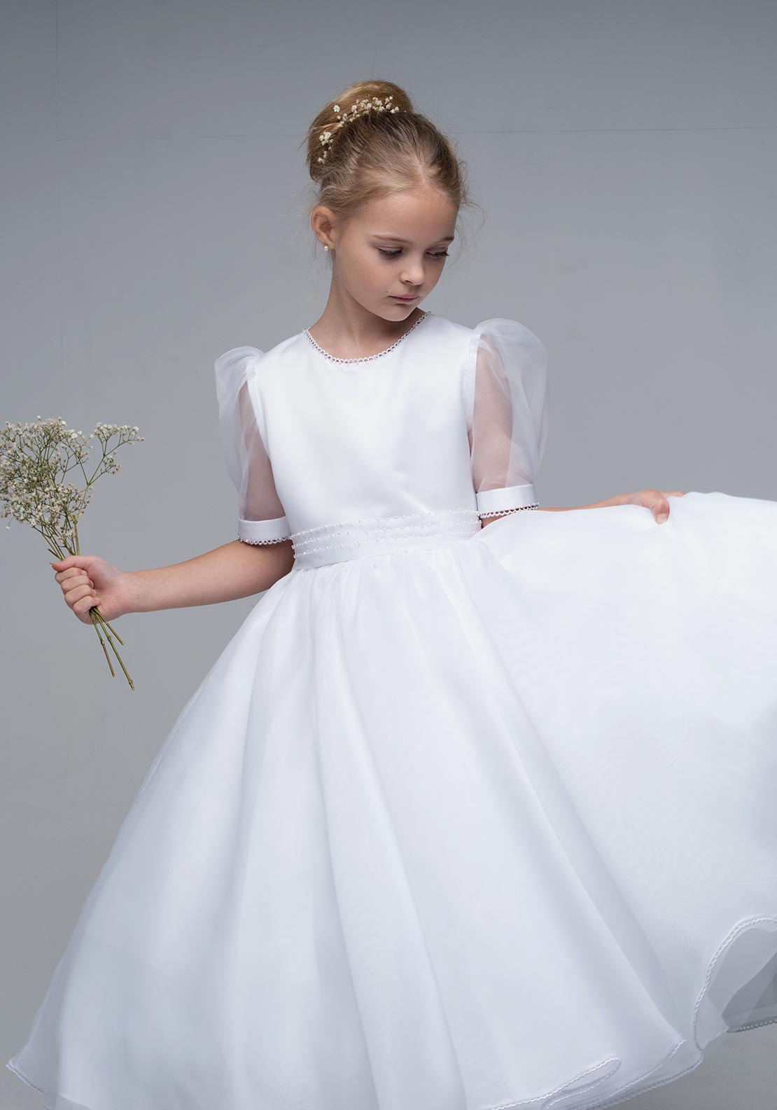 Paula’s Communion PJ29 Communion Dress, White