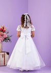 Peridot Ayda Communion Dress, White