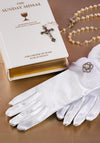 Peridot Dora Communion Glove, White
