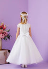 Peridot Elsie Communion Dress, White