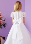 Peridot Iva Communion Dress, White