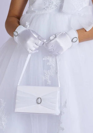 Peridot Kara Hard Communion Bag, White
