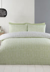 Home Interiors Right Choice Phoenix Reversible Duvet Cover Set, Green